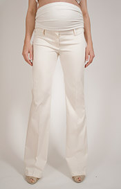 SlimFit Maternity Trousers (Cream)