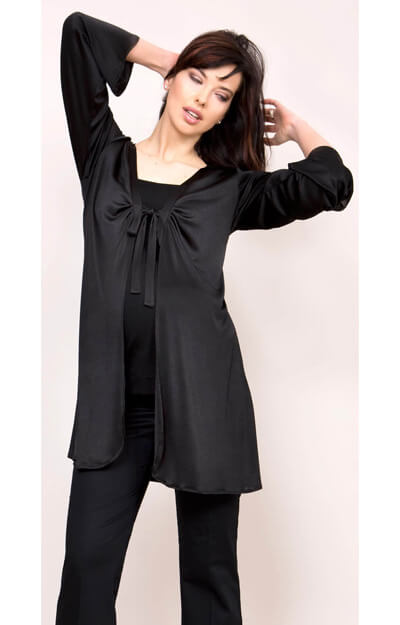 Sheer Cardigan (Black) by Tiffany Rose
