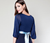 View additional images of Sienna Maternity Dress (Midnight Blue)