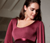 View additional images of Sienna Maternity Dress (Spice)