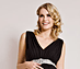 View additional images of Smooth Gather Dress (Black)