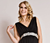 View additional images of Smooth Gather Dress (Black)