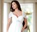 View additional images of Silk Sophia Maternity Wedding Gown (Ivory)