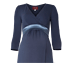 View additional images of Tulip Maternity Dress (Bijou Blue)