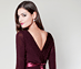 View additional images of Willow Maternity Dress (Deep Claret)