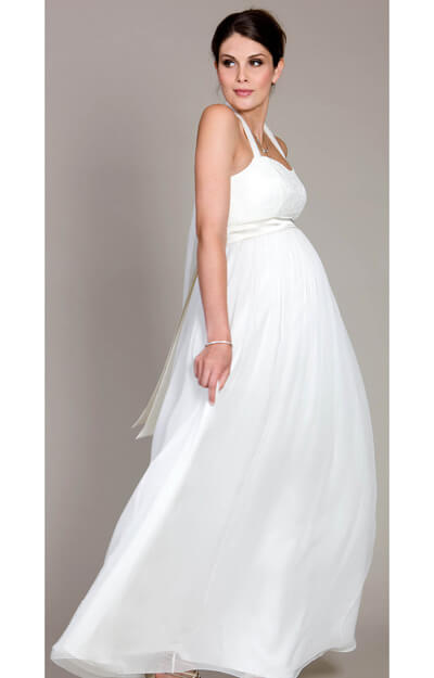 Alya Lace Maternity Wedding Dress (Long) by Tiffany Rose