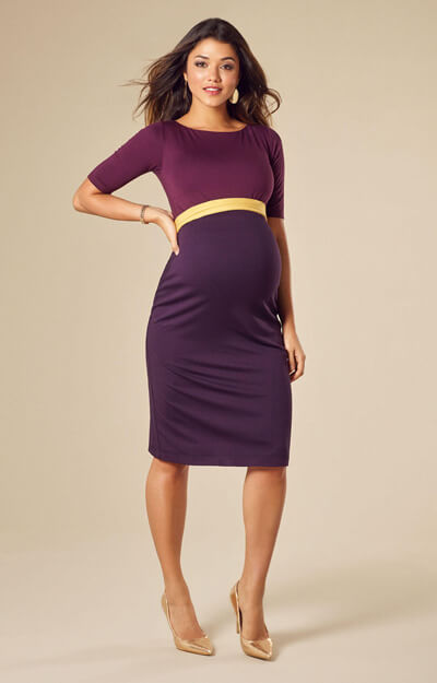 Anna Shift Maternity Dress Imperial by Tiffany Rose