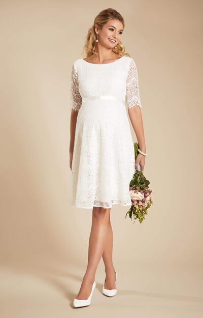 Faye Gravid Bröllopsklänning Elfenbensvit by Tiffany Rose
