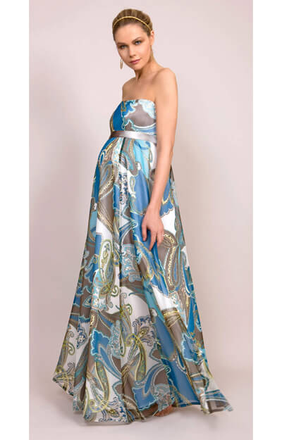 Paisley Maternity Gown (Long) by Tiffany Rose
