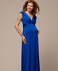 Clara Maternity Gown Long Cobalt Blue by Tiffany Rose
