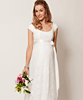 Eliza Maternity Wedding Gown Long (Ivory) by Tiffany Rose