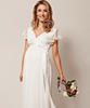 Hannah Maternity Wedding Gown Long Ivory by Tiffany Rose
