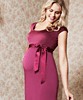 Lauren Maternity Dress (Raspberry Spice) by Tiffany Rose