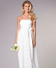 Liara Umstands-Hochzeitskleid lang in Elfenbein by Tiffany Rose