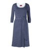Robe d'Allaitement Naomi (Rayures Marines) by Tiffany Rose
