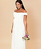Sadie Bröllopsklänning (Elfenbensvit) by Tiffany Rose