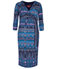 Saffron Maternity Dress Aztec Blue by Tiffany Rose