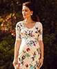 Tilly Maternity Shift Dress Painterly Floral by Tiffany Rose