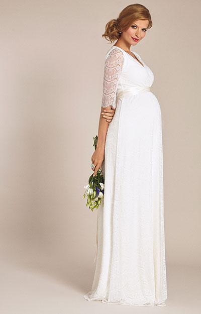 Amily Gravid Bröllopsklänning Elfenben by Tiffany Rose