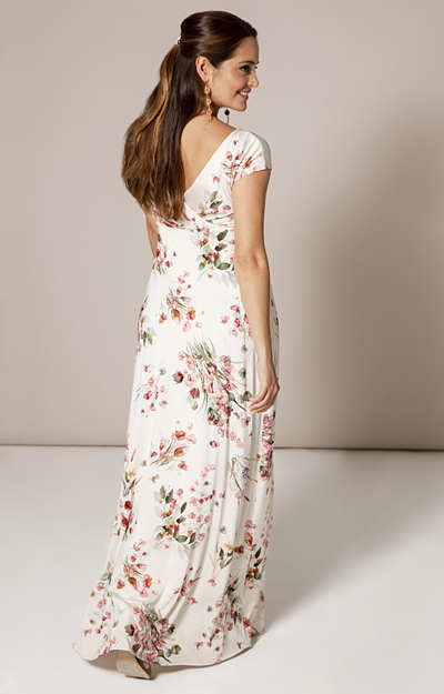Francesca Maxi Gravidklänning Rosa Blommig by Tiffany Rose