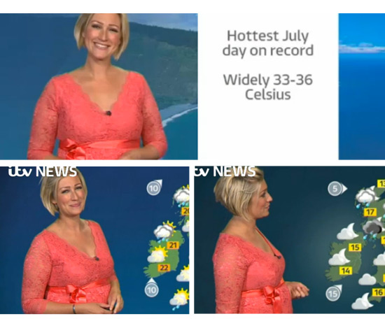 Becky Mantin wearing our Chloe Coralista