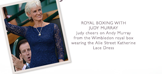 Judy Murray wears Alie Street at Wimbeldon Judy Murray wears Alie Street at Wimbeldon