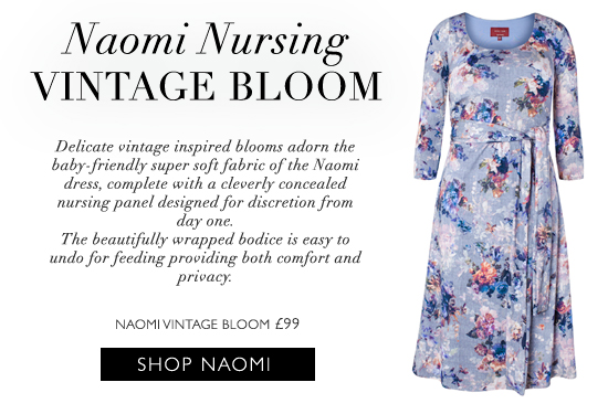 Naomi Nursing Dress in Vintage Bloom