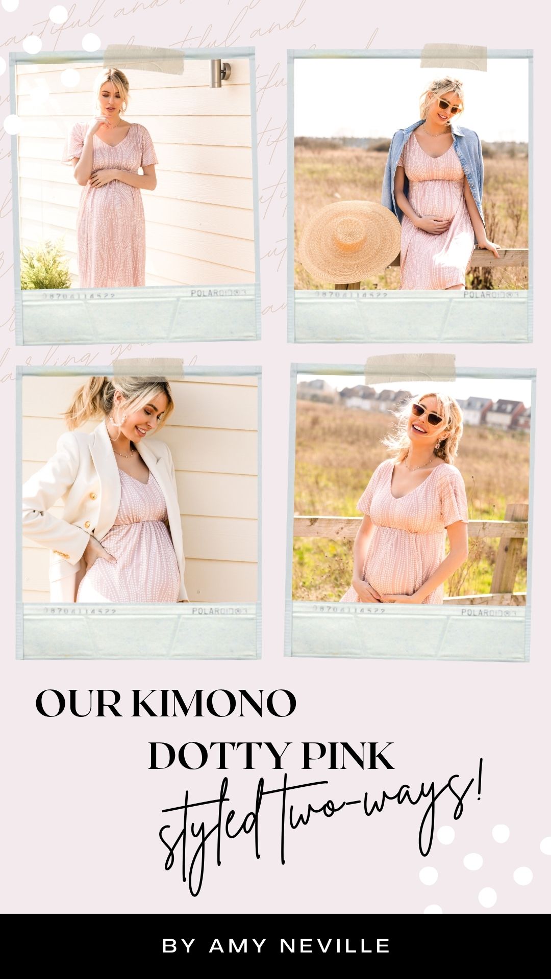 Spotty Maternity Dress