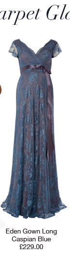 Eden Gown Long Caspian Blue