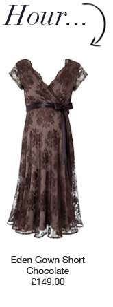 Eden Gown Short Chocolate