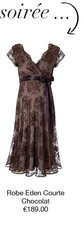 Eden Gown Short Chocolate