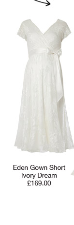 EDEN GOWN SHORT (IVORY DREAM)