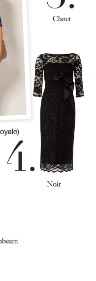 Amelia Lace Maternity Dress (Black)