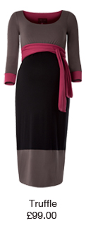 Colour Block Dress Truffle