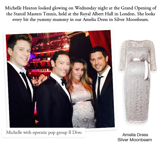 Michelle Heaton est glamour à l'Albert Hall !