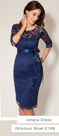 Amelia Dress, Windsor Blue