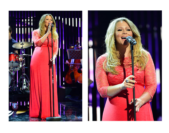 Kimberley Walsh trägt das Valencia-Kleid in Sunset Red bei der Eröffnungszeremonie der Tour de France