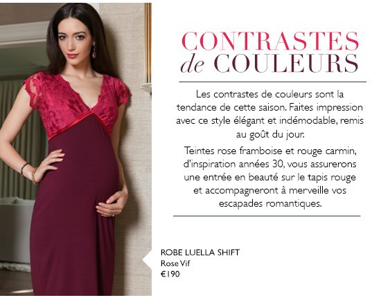 Luella Shift Dress Bright Rose