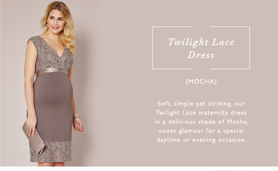 Twilight Lace Dress (Mocha)