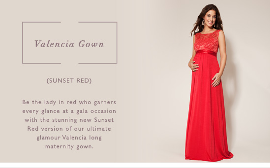 Valencia Gown (Sunset Red)