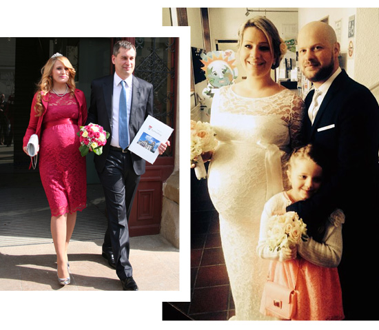 Amelia Lace Dress Short Bright Rose and Amelia Lace Dress Long Ivory Amelia Lace Dress Short Bright Rose and Amelia Lace Dress Long Ivory