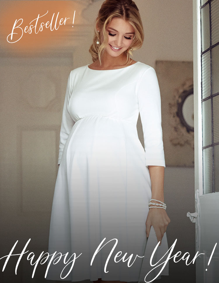Sienna Maternity Dress Short Cream Sienna Maternity Dress Short Cream