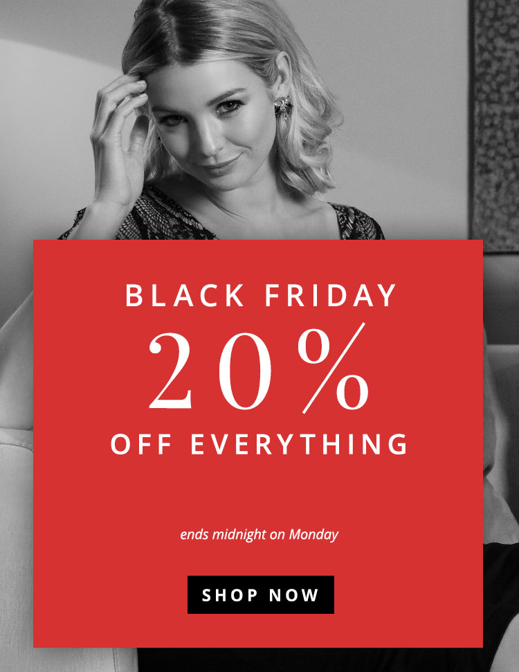 Black Friday: get 20% off Black Friday: get 20% off