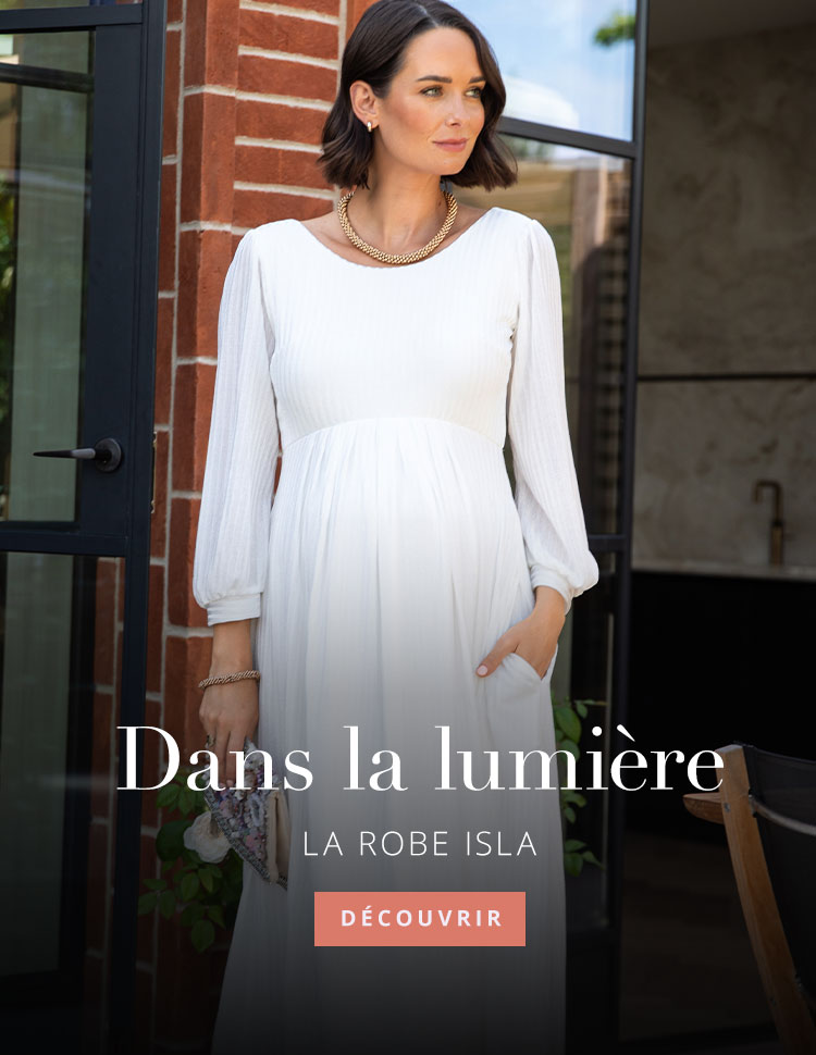 Robe en jersey côtelé Isla (Ivoire) Robe en jersey côtelé Isla (Ivoire)