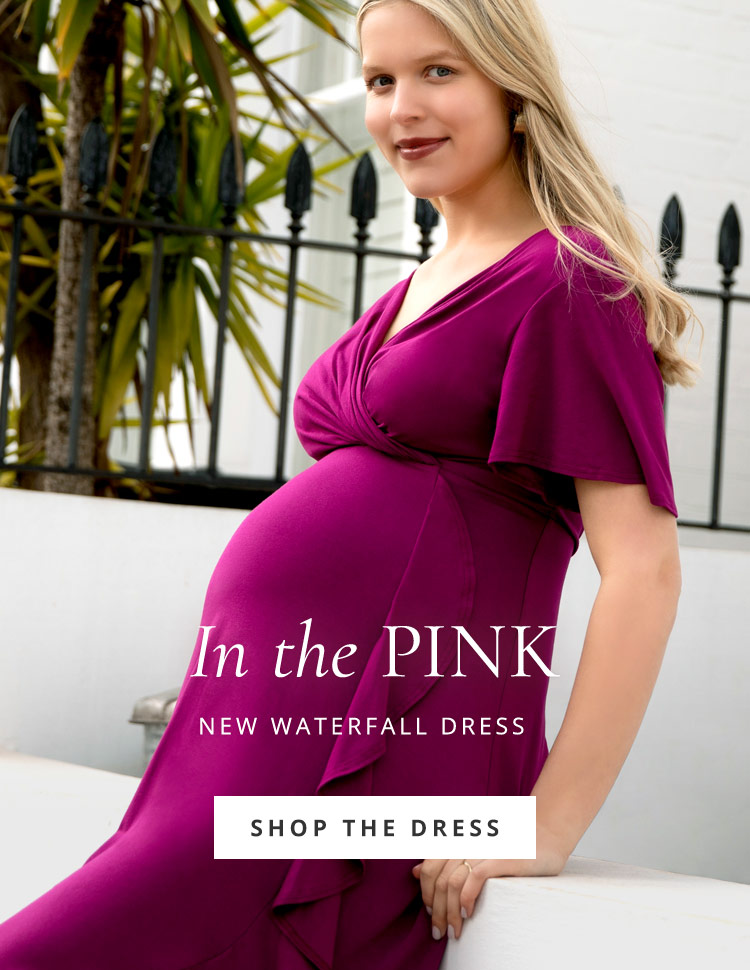 Waterfall Midi Dress Orchid Pink Waterfall Midi Dress Orchid Pink