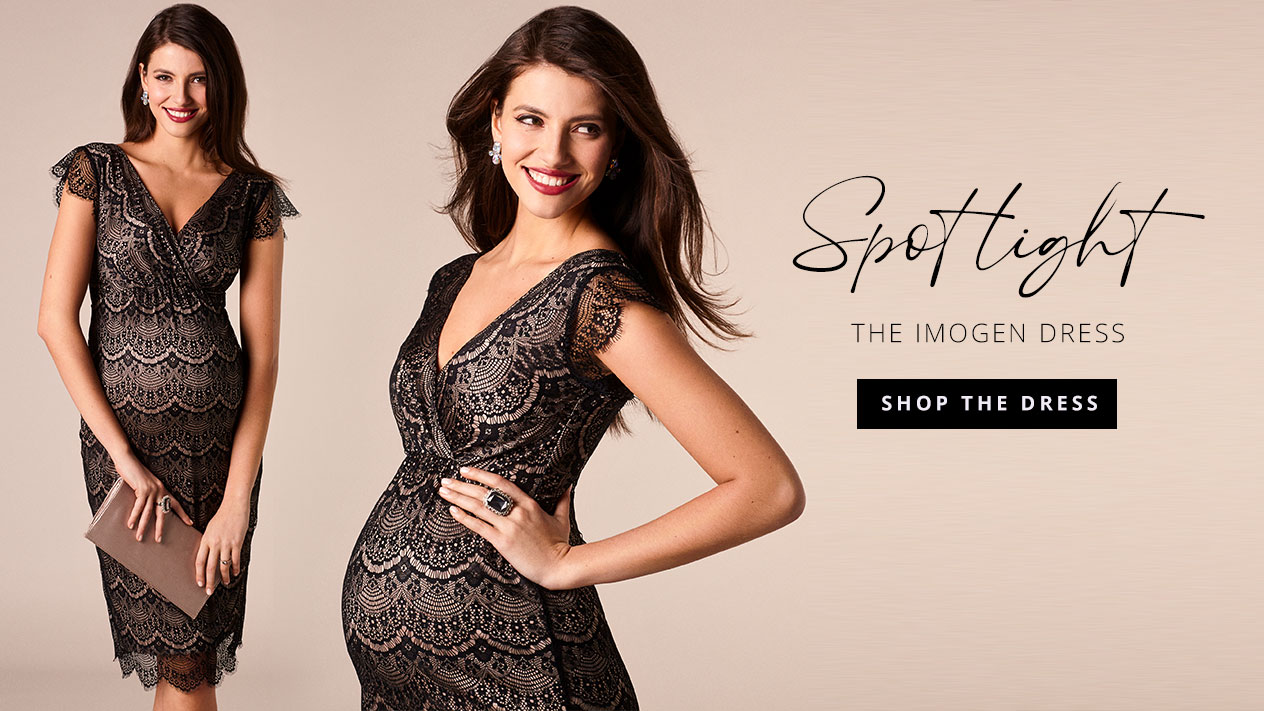 Imogen Maternity Shift Dress Black