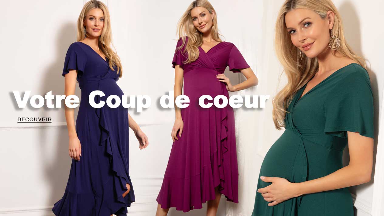 Robe midi Waterfall (Vert Profond)
