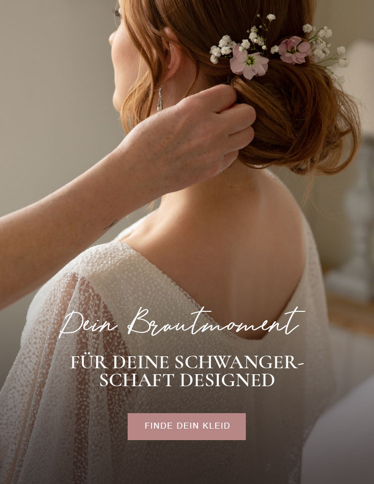 Umstandsbrautkleid Vintage Cape (Elfenbein) Umstandsbrautkleid Vintage Cape (Elfenbein)