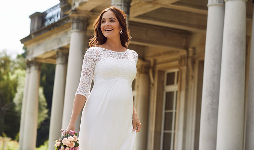 Lucia Maternity Wedding Gown