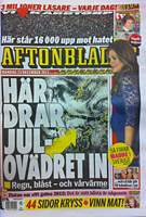 Comme on a pu la voir sur Aftonbladet